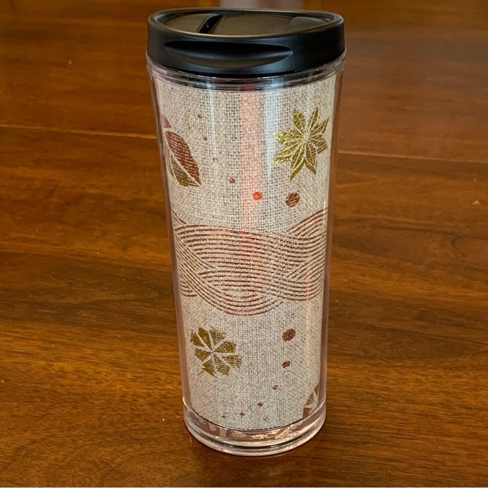 2013 Starbucks Fall Tumbler Travel Cup 16oz Collectible // FLAWED LID